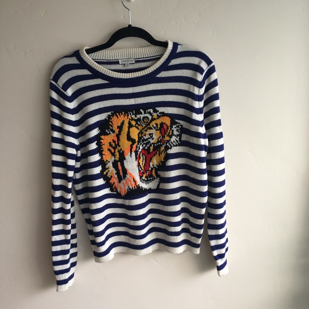 Jamison Striped Tiger Sweater